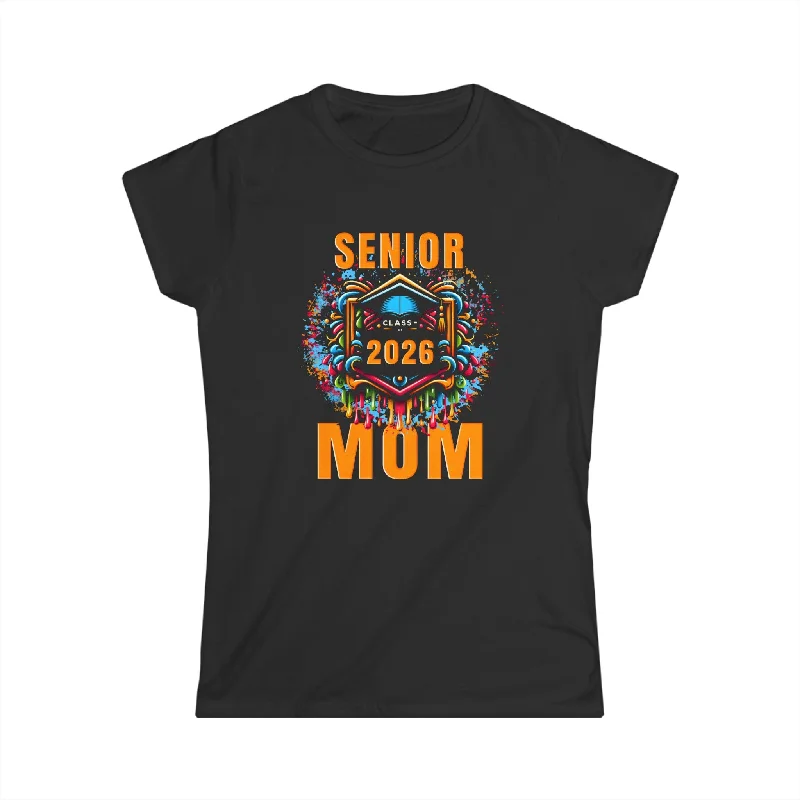 Senior Mom 2026 Proud Mom Class of 2026 Mom of 2026 Graduate Womens T Shirts Jersey Fabric Tulle Fabric Batik Fabric Senior Mom 2026 Proud Mom Class of 2026 Mom of 2026 Graduate Womens T Shirts Jersey Fabric Tulle Fabric Batik Fabric