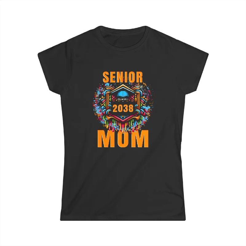 Senior Mom 2038 Proud Mom Class of 2038 Mom of 2038 Graduate Womens Shirts Hooded Caped Shawl Collar Senior Mom 2038 Proud Mom Class of 2038 Mom of 2038 Graduate Womens Shirts Hooded Caped Shawl Collar
