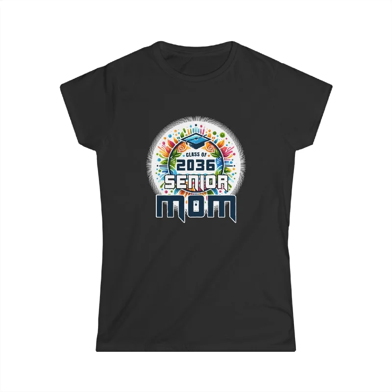 Senior Mom 36 Class of 2036 Graduation for Women Mother Womens Shirts Chenille Blend Fleece Blend Nylon Blend Senior Mom 36 Class of 2036 Graduation for Women Mother Womens Shirts Chenille Blend Fleece Blend Nylon Blend
