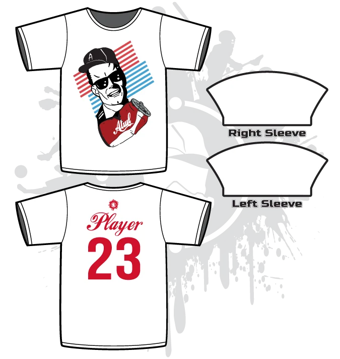 80's Nostalgia Throwback White Sub-Dye Jerseys Polka Dot Jersey Shirt