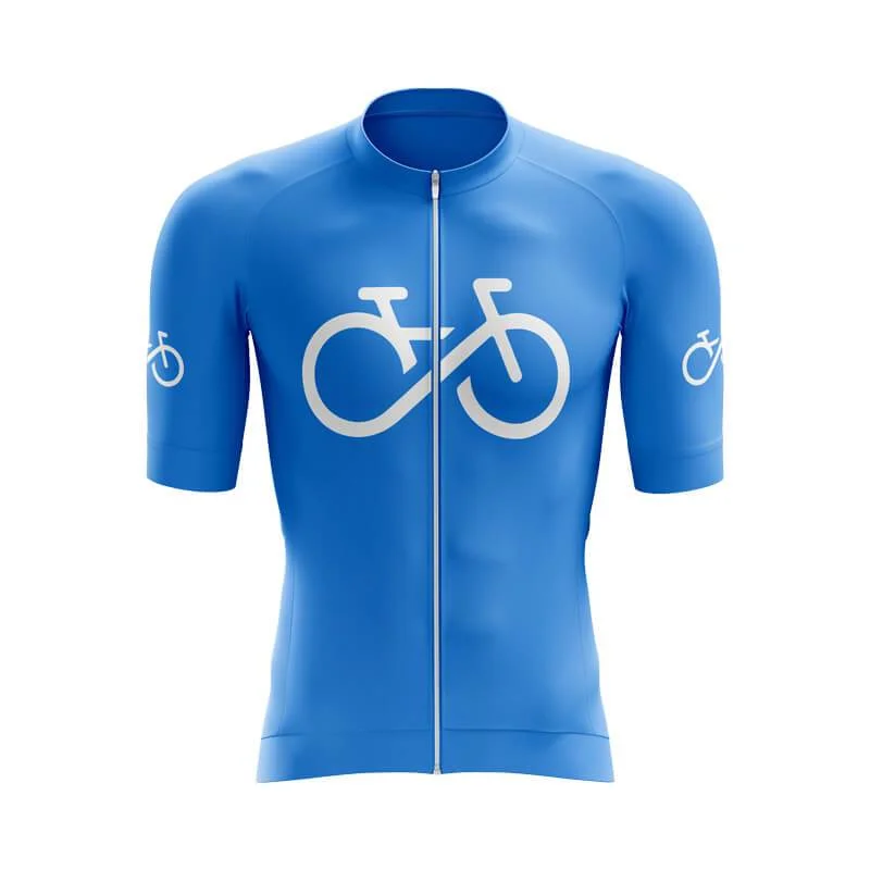 Bike Forever 1.0 Aero Jerseys (Blue) Turquoise Jersey Tee