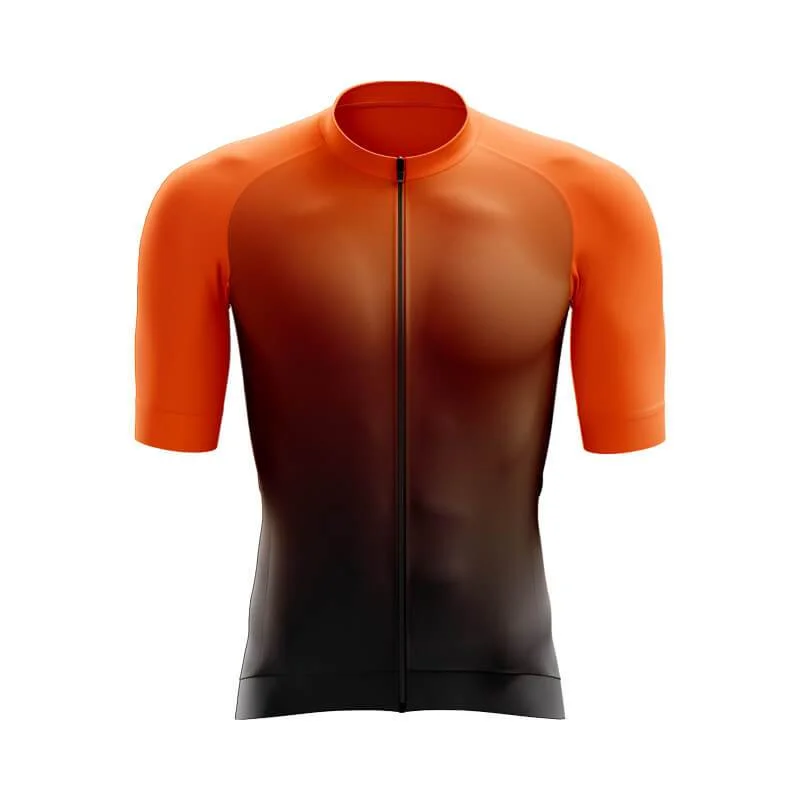Black to Orange Aero Jerseys Patterned Jersey Tee