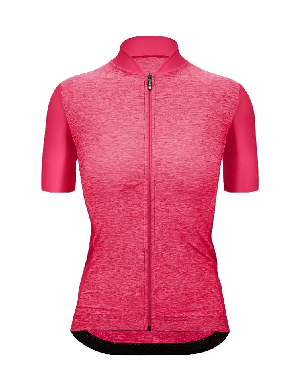 2024 Colore Puro Womens Short Sleeve Cycling Jersey Rasberry by Santini Women's Jersey Top