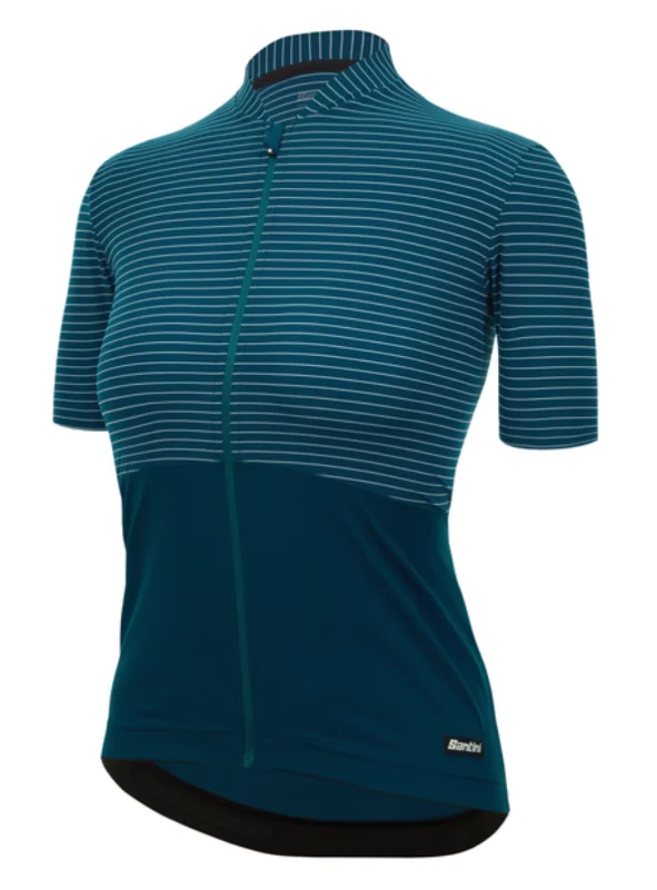 Colore Riga Womens Short Sleeve Jersey Teal by Santini Lavender Jersey Tee