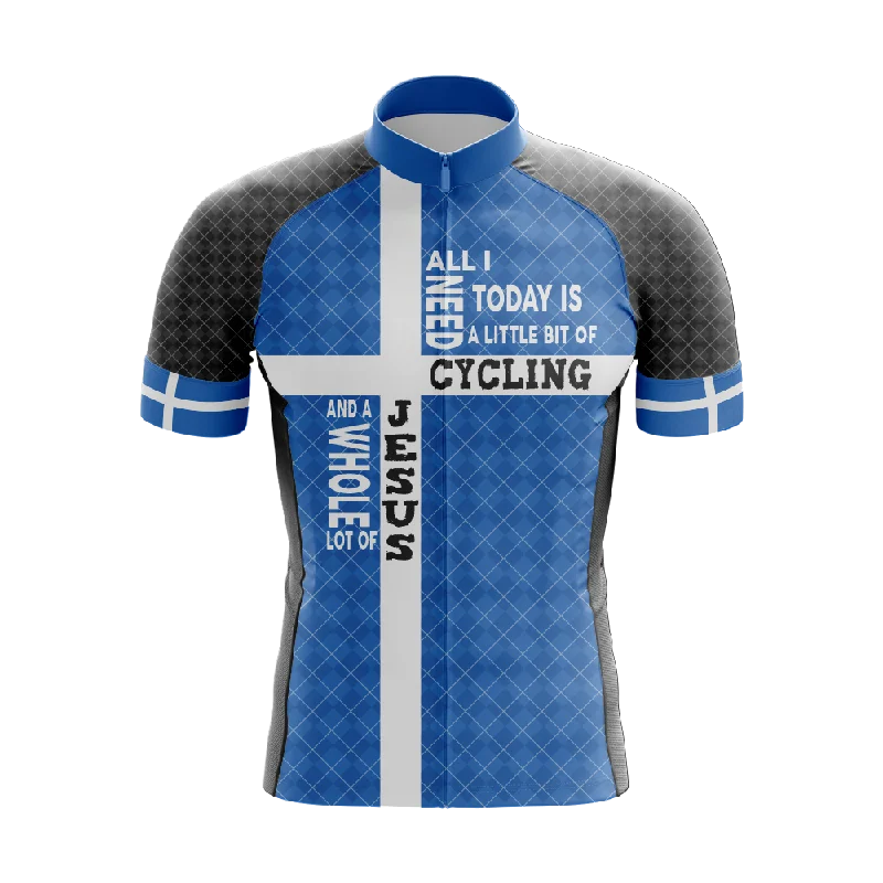 Cycling & Jesus Short Sleeve Cycling Jersey Daily Wear Jersey Tee