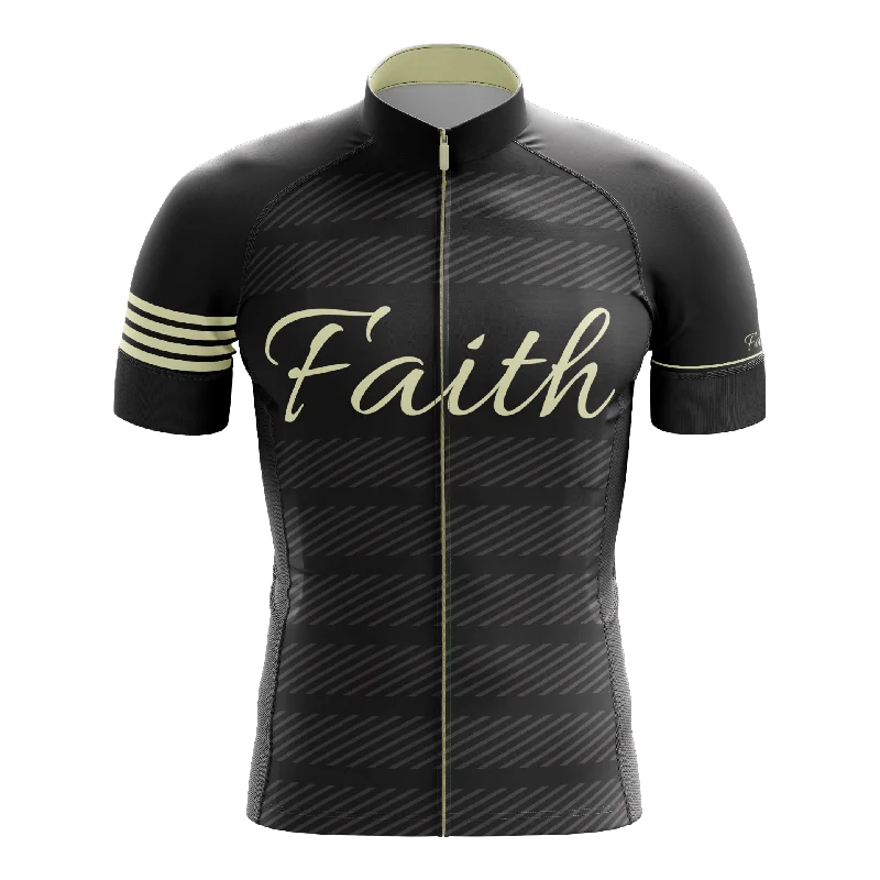 Faith Black Short Sleeve Cycling Jersey Glamorous Jersey Tee