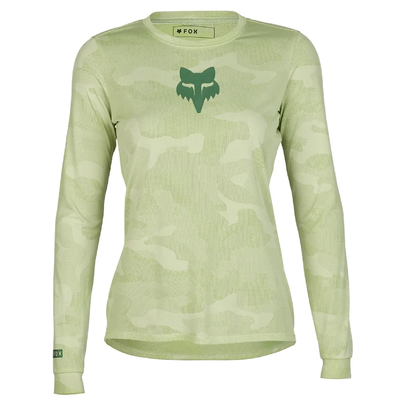 Fox Women's Ranger TruDri LS MTB Jersey (Cactus Green) Party Jersey Tee