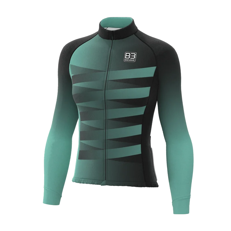 Ghisallo long sleeve jersey - Teal Sustainable Jersey Tee