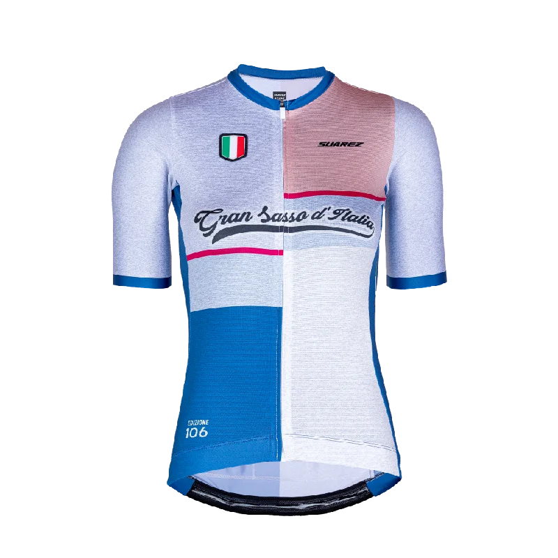 2023 Giro d'Italia Gran Sasso Womens Avant Short Sleeve Jersey by Suarez Emerald Green Jersey Tee