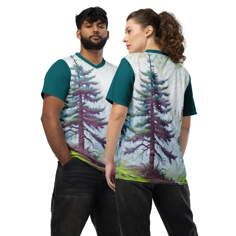 Into The Woods - Recycled unisex sports jersey Lavender Jersey Tee