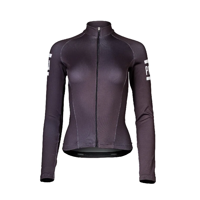Wine Women's ls Winter Jersey | hoban Silver Jersey Tee
