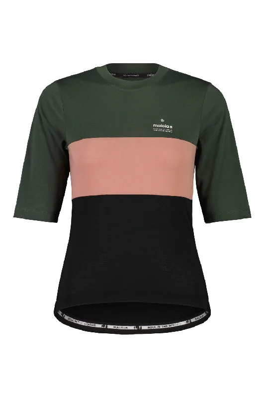Maloja WALLISM. Women's Gravel Jersey Turtle Neck Jersey Shirt