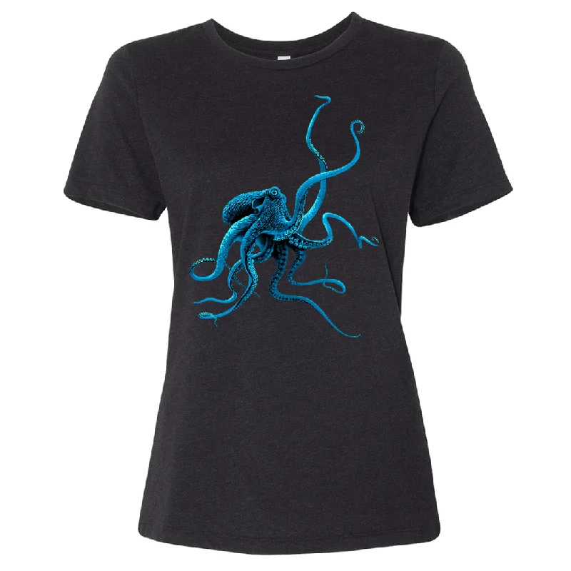 Octopus Women's Relaxed Jersey Tee Metallic Jersey Tee