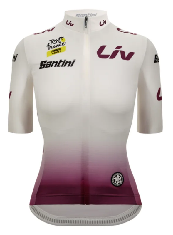 Official Tour de France Fan Line Womens Best Young Rider Leaders Jersey Long Sleeve Jersey Tee