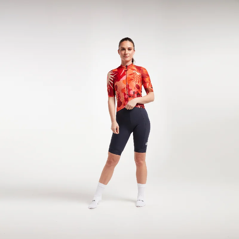 Women's Essentials Team Jersey - Red Pleasure / Pain Gold Jersey Tee