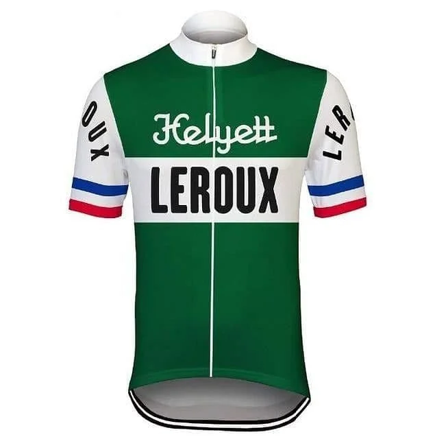 Retro Heylett Leroux Cycling Jersey Textured Jersey Blouse
