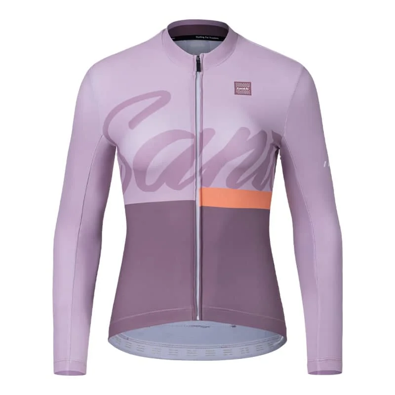 Santic Doris Women's Winter Fleece Jersey Maximalist Jersey Tee