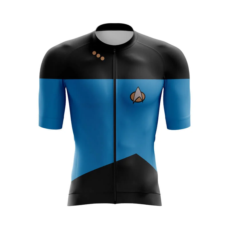 Star Trek Blue Aero Jerseys Patterned Jersey Tee