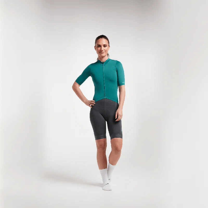 Women's Essentials Team Jersey - Storm Green Animal Print Jersey Tee