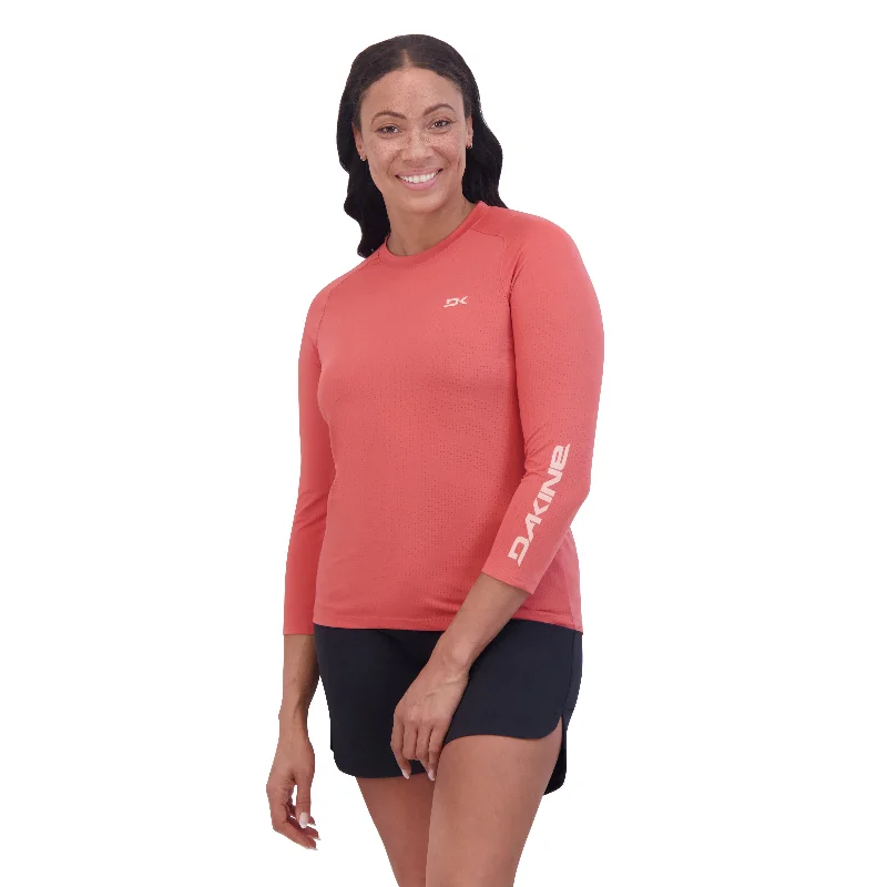 Syncline 3/4 Jersey Women's - Mineral Red Mint Green Jersey Tee