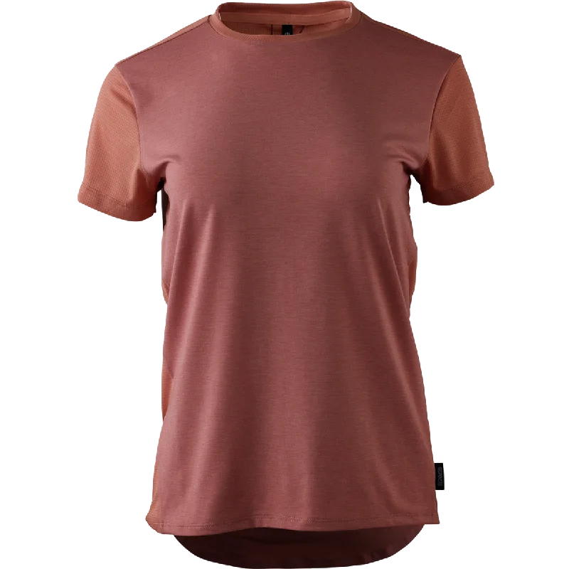 Women's Composite Short Sleeve Jersey Polo Neck Jersey Top