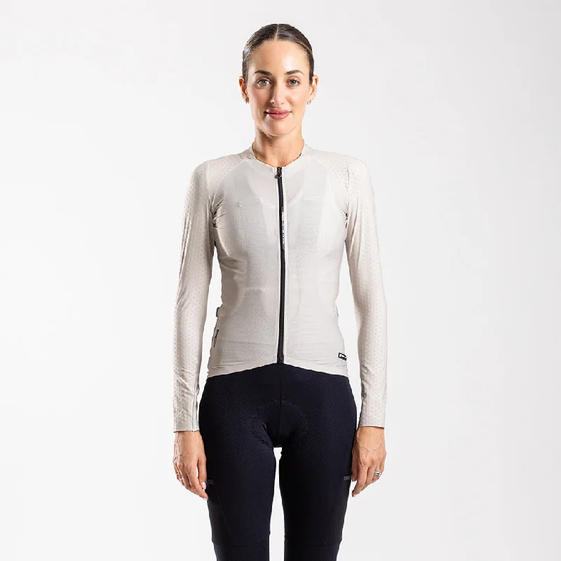 Women's Apex H1 Svelto Long Sleeve Jersey (Almond) Limited Edition Jersey Tee