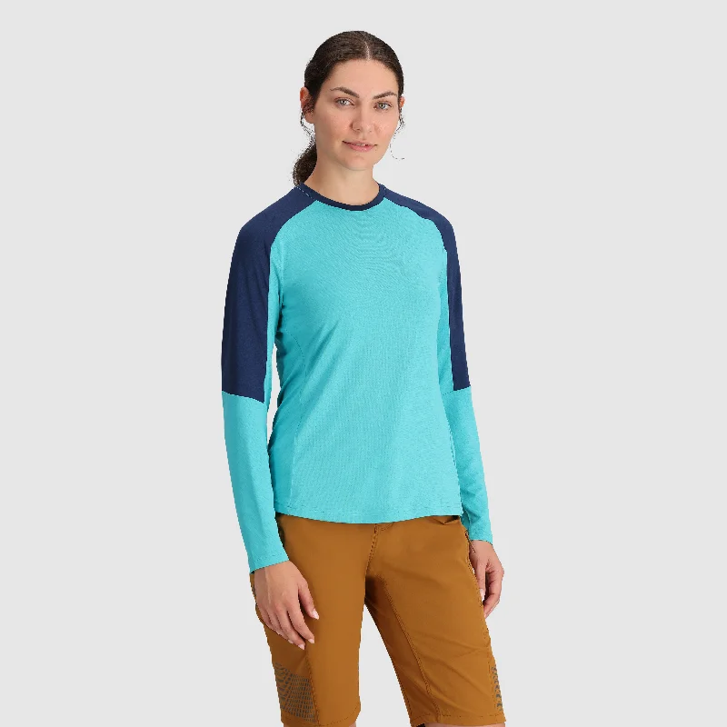 Women's Freewheel Long Sleeve MTB Jersey Handmade Jersey Tee