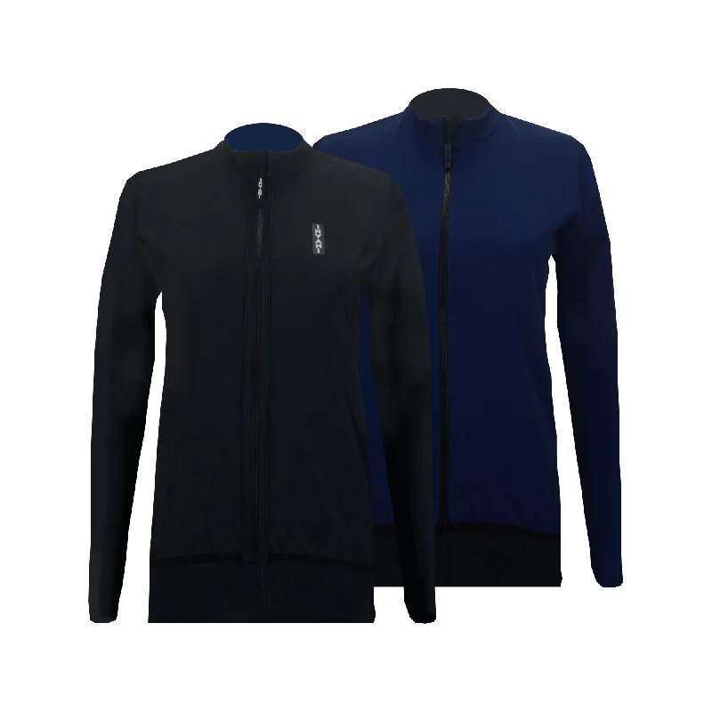 Reversible Long Sleeve Jersey: Black / Blue (Women's) Branded Jersey Tee