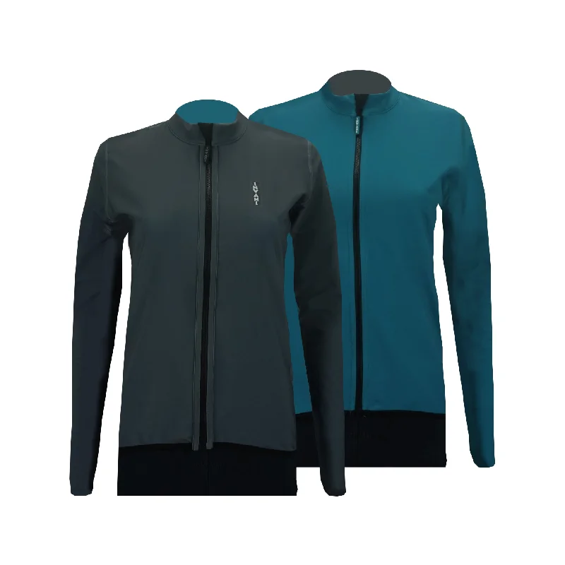 Reversible Long Sleeve Jersey: Grey / Teal (Women's) Warm Jersey Shirt