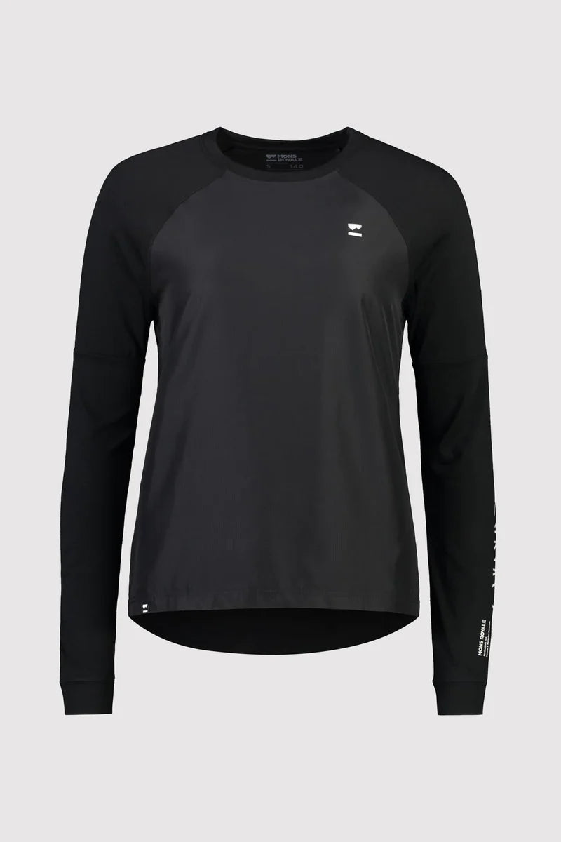Mons Royale Tarn Merino Shift Wind Jersey Logo Women's Bright Color Jersey Top