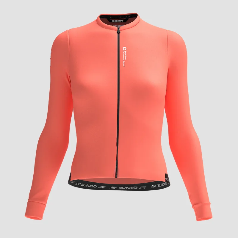 Women's WMN LuxLite LS Jersey - Coral Lightweight Jersey Top